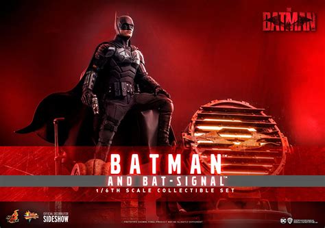 The Batman Hot Toys Figure Features Light Up Bat Signal