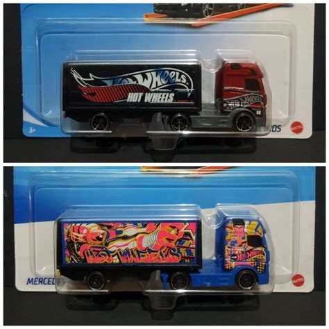Hot Wheels Track Stars Mercedes Benz Actros Shopee Malaysia