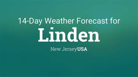 Linden, New Jersey, USA 14 day weather forecast