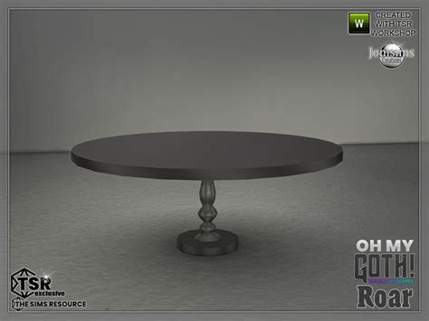 A Round Table With An Oval Base On The Top Is Shown In 3ds Max