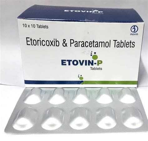 Etoricoxib Mg Paracetamol Mg Tablet At Rs Box In Chandigarh