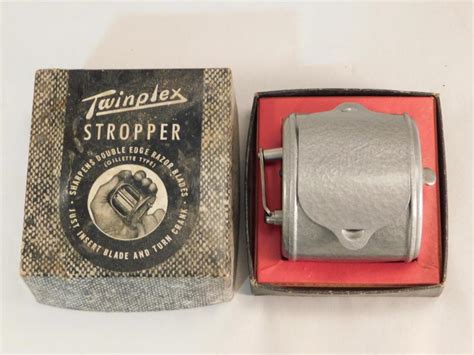 Lot Twinplex Stropper Double Edge Razor Blade Sharpener In Box