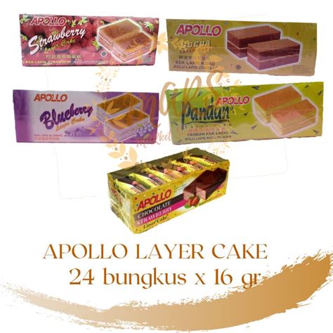 Jual Apollo Layer Cake Bolu Pcs X Gr Shopee Indonesia