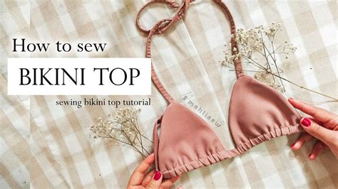 Diy Bikini Sewing Ideas How To Sew Bikini Top Youtube