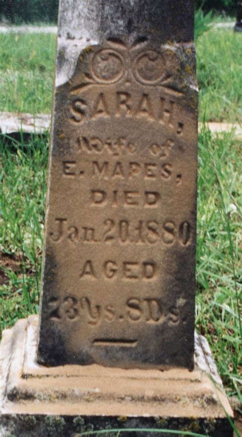 Sarah Parker Mapes Memorial Find A Grave