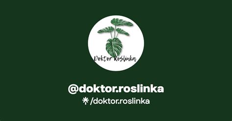 Doktor Roslinka Instagram Facebook TikTok Linktree