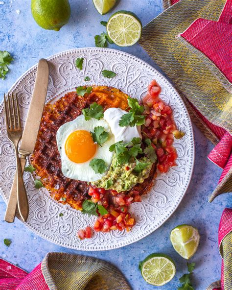 Mexican Cauliflower Waffles With Eggs Primal Wellness