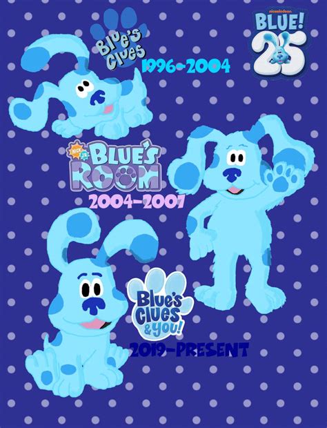 Blues Clues 25th Anniversary By Tpirmariofnaf100 On Deviantart