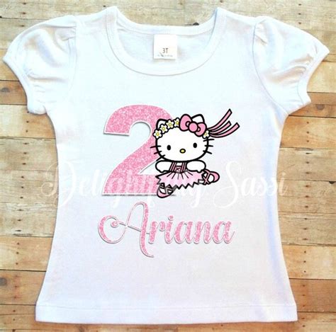 Hello Kitty Birthday Shirt Personalized Hello Kitty Shirt Etsy