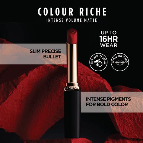 Loreal Paris Colour Riche Intense Volume Matte Lipstick 213 Le Plum