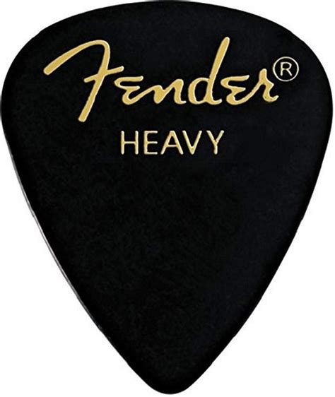 Amazon Fender Classic Celluloid Guitar Picks Shape Stocking