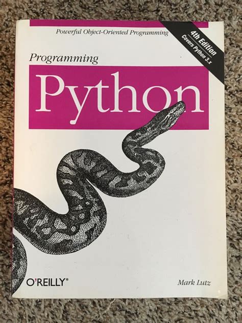 Programming Python Th Edition Mark Lutz Powerful Object Oriented