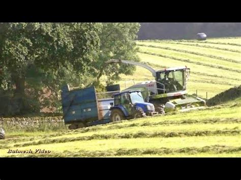 Silaging The Roller Coaster Field With Claas John Deere New Holland