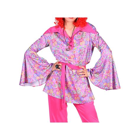 Hippie Kostuum Groovy Dames Jokershop Be Flower Power Kleding