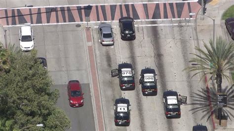 Female Driver In Custody After Chp Pursuit From Oc Into Pasadena Ktla