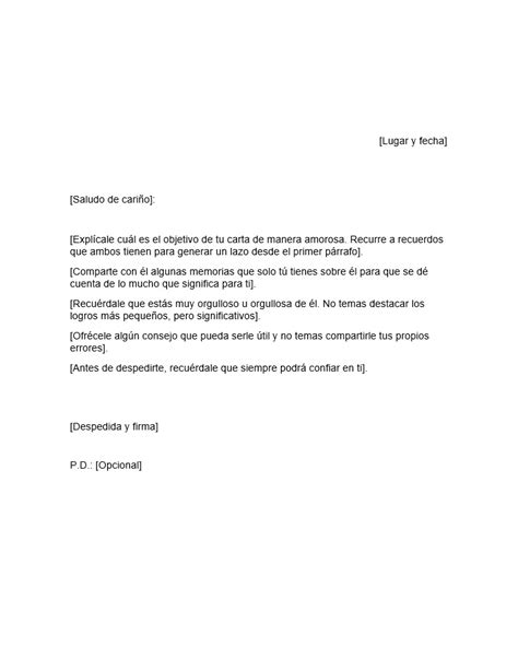 Carta De Permiso Laboral A MI Hijo