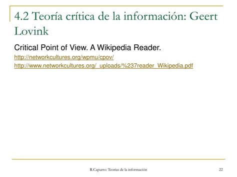 Ppt Seminario Teor As De La Informaci N Powerpoint Presentation Free