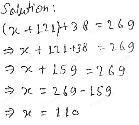 Solution - Gauthmath