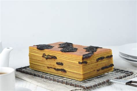 Premium Photo Indonesian Thousand Layer Cake Or Lapis Legit Cake