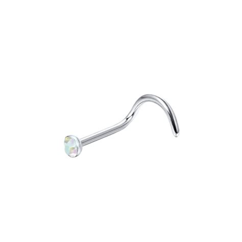 Piercing Nariz Nostril Ponto De Luz Frutacor Pedrinha Pequena A O Inox