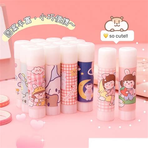 Jual APEN Lem Kertas Motif Lucu Glue Stick Korea Perekat Padat Stik