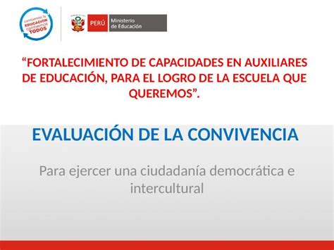 PPTX Nueva evaluación convivencia DOKUMEN TIPS