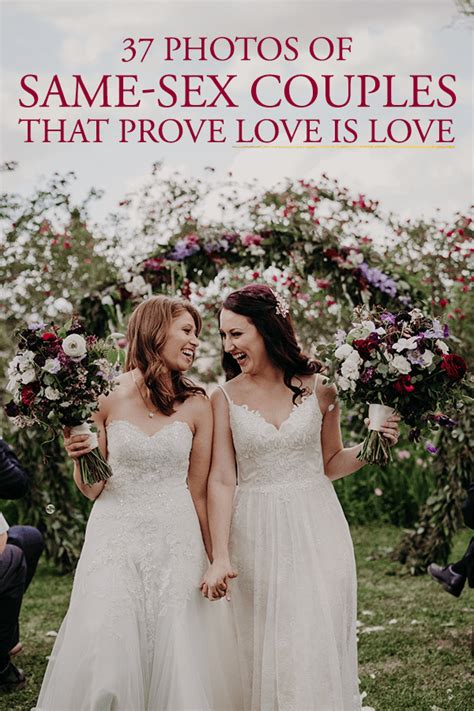 37 Adorable Photos Of Same Sex Couples That Prove Love Is Love Junebug Weddings