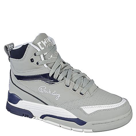 Patrick Ewing Ewing Center Hi Mens Grey Nubuck Basketball Athletic Shoe ...