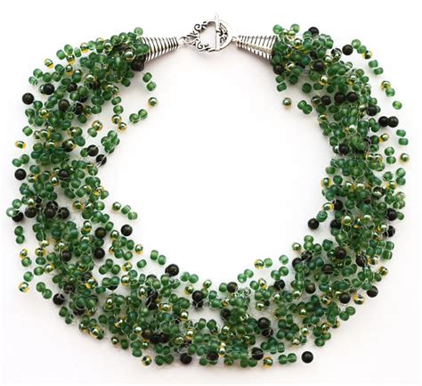 Воздушное колье из бисера: пошаговый мастер-класс ᐈ Блог Мира Бусин