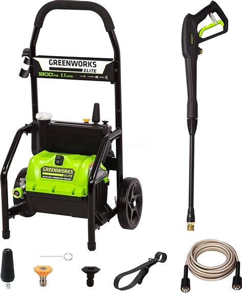 GreenWorks Nettoyeur haute pression électrique 1800 PSI 1 1 GPM PW