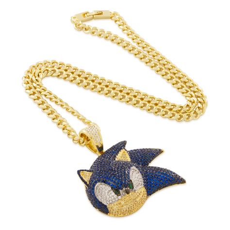 Sonic Necklace Sonic The Hedgehog Jewelry King Ice