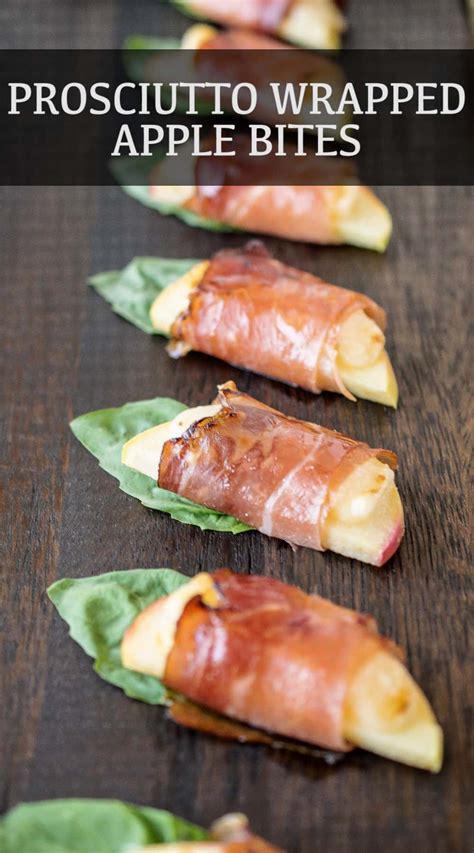 Prosciutto Wrapped Apple Bites Culinary Ginger