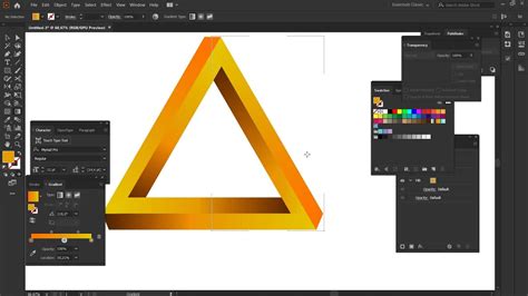 How to Draw an Impossible Triangle Cách vẽ hình tam giác khối 3D lồng