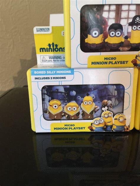 Nip Minions 3 Micro Minion Playsets Bored Silly Minions Gone Batty Minions Eye 1888954001