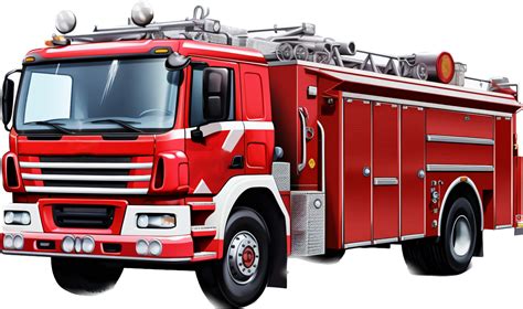 Firetruck png with AI generated. 26757813 PNG