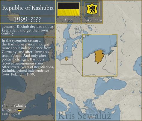 Republic Of Kashubia Alternate History Coat Of Arms History