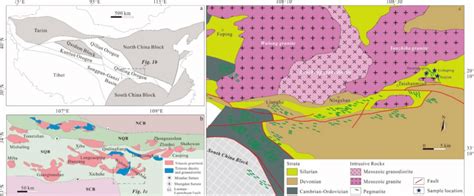 A Simplified Tectonic Map Of China Showing Major Tectonic Units And