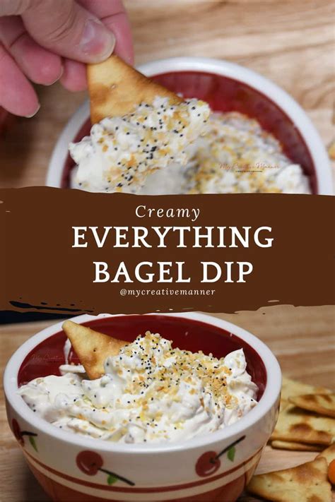 Easy Everything Bagel Dip Recipe