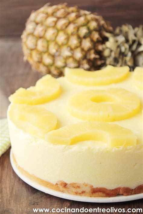 Tarta de piña Receta paso a paso Cocinando Entre Olivos