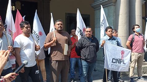 Protesta Cnpl Frente Al Palacio De Gobierno En Oaxaca Nvi Noticias