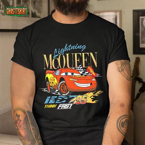 Vintage Disney Cars Shirt Lightning Mcqueen Shirt