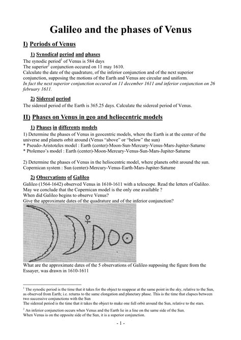 Phases Of Venus And Galileo Docslib