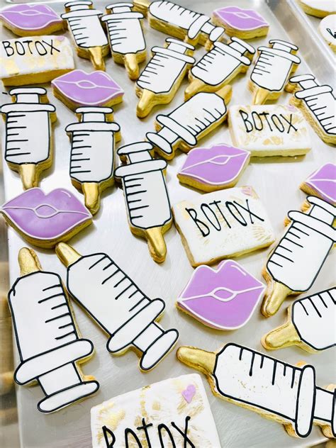 Botox Sugar Cookies Sugar Cookies Cookies Cookie Decorating