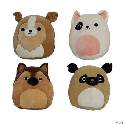 8 Squishmallows™ Stuffed Dog