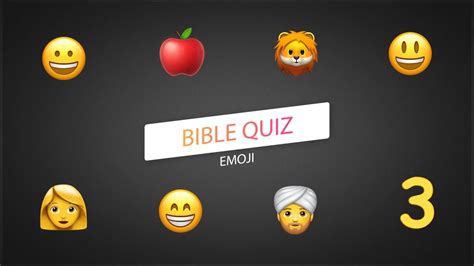 The Bible Emoji Quiz Part Youtube