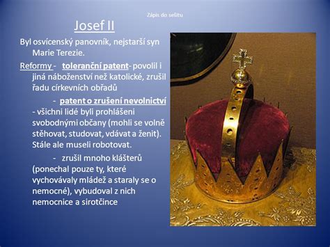 Osvícenství Marie Terezie Josef II ppt stáhnout