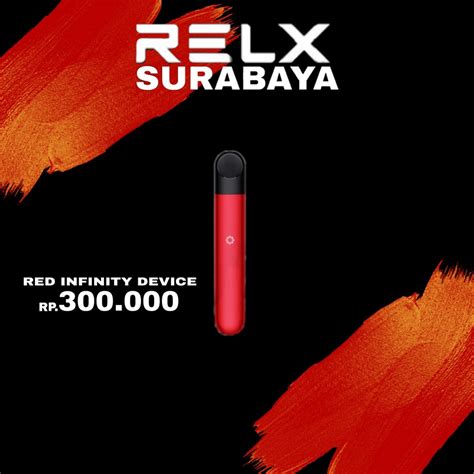 Jual RELX Vape Infinity Device Red Single Device Pod Rokok Elektrik