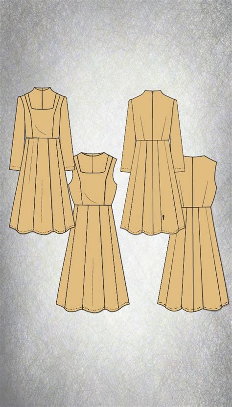 panel dress pattern ainasewingpatterns