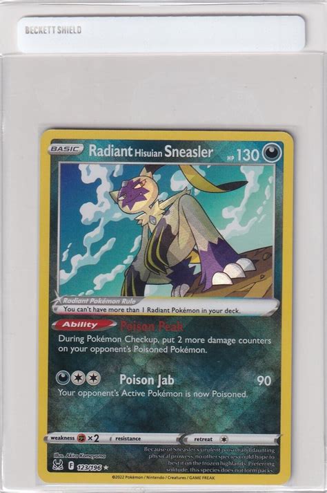 Pokemon Radiant Hisuian Sneasler Lost Origin Holo Rare EX NM FR128 EBay