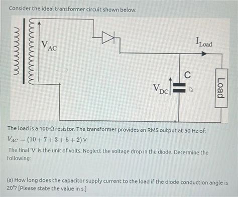 Consider The Ideal Transformer Circuit Shown Below Chegg